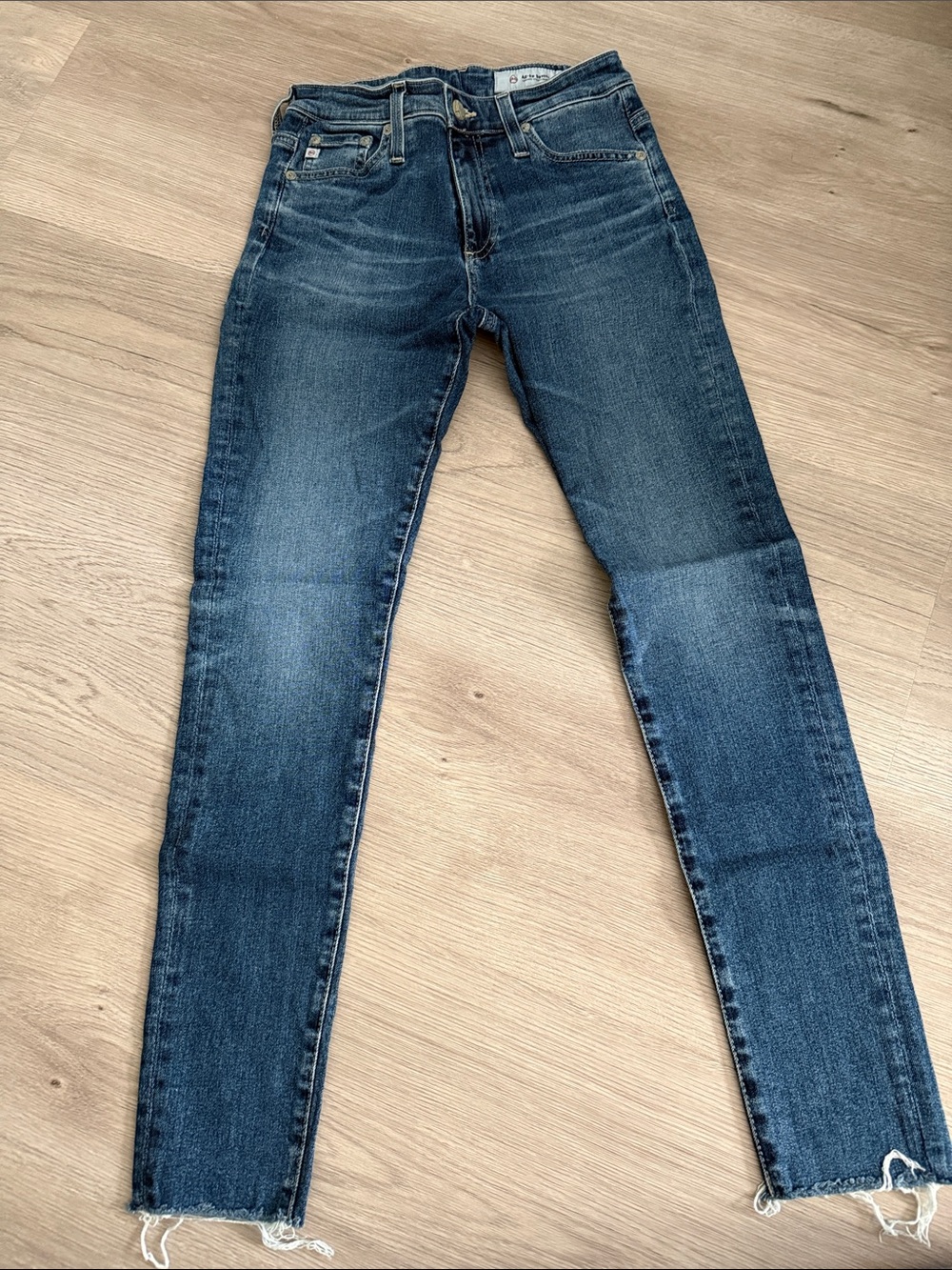 Ag Adriano Goldschmied Medium Wash Skinny Jeans